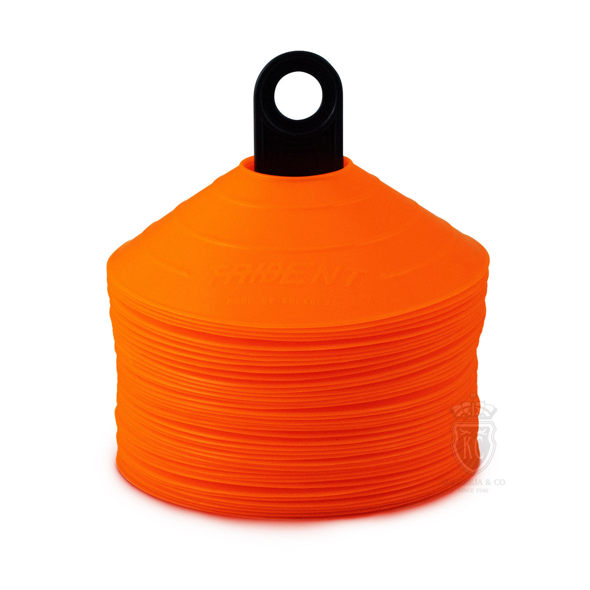 Trident Premium Disco Cone Set - 40 Pieces (Orange)