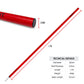 Trident Slalom Pole with Spring - Red
