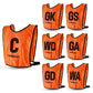 Trident Netball Bibs Set - Orange (Senior, Junior)