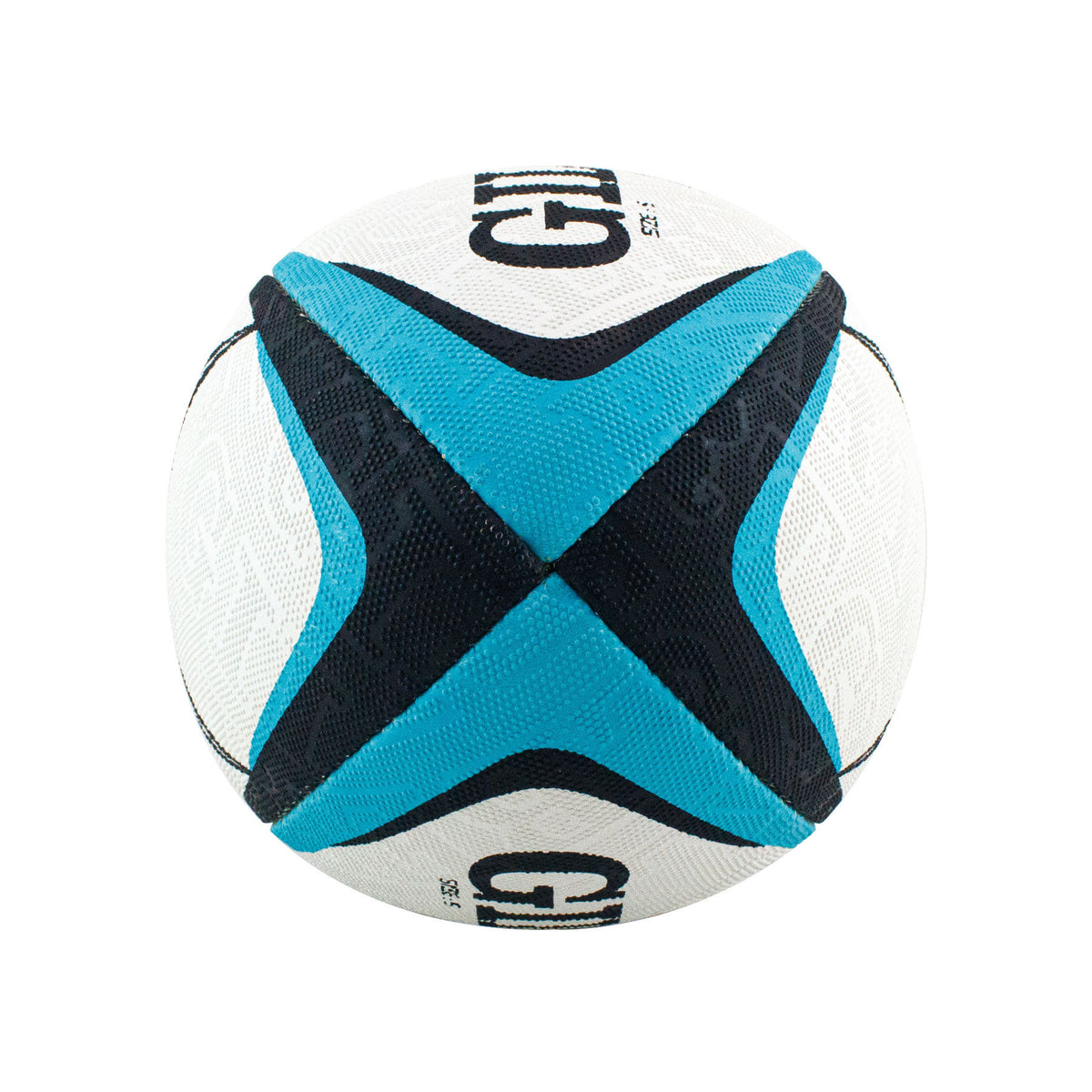 Gilbert Zenon Rugby Ball - Teal (Size 5, 4, 3)