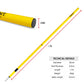 Trident Two-Piece Slalom Pole with Spring – Yellow