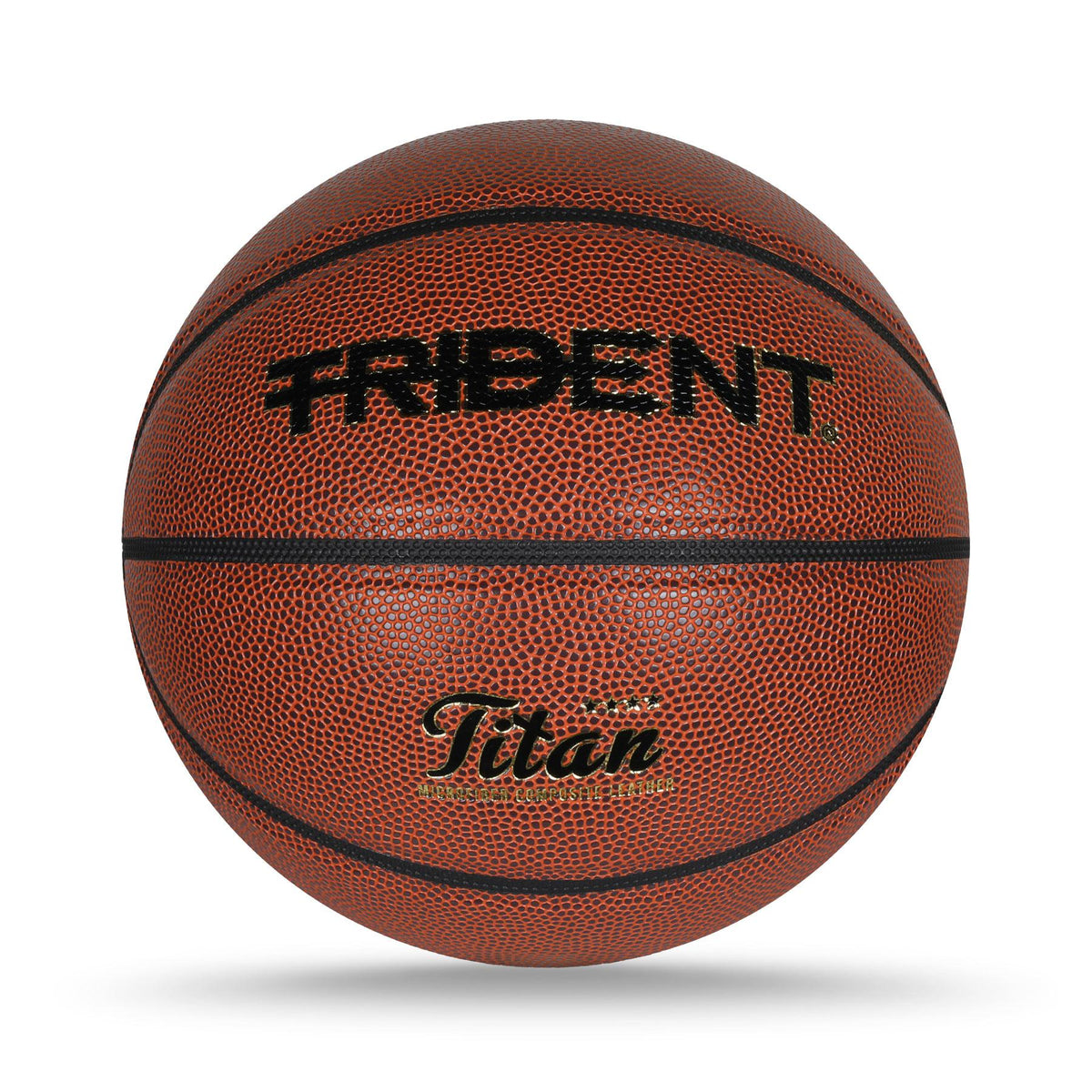 Trident Titan Composite Leather Basketball (Size 7, 6)