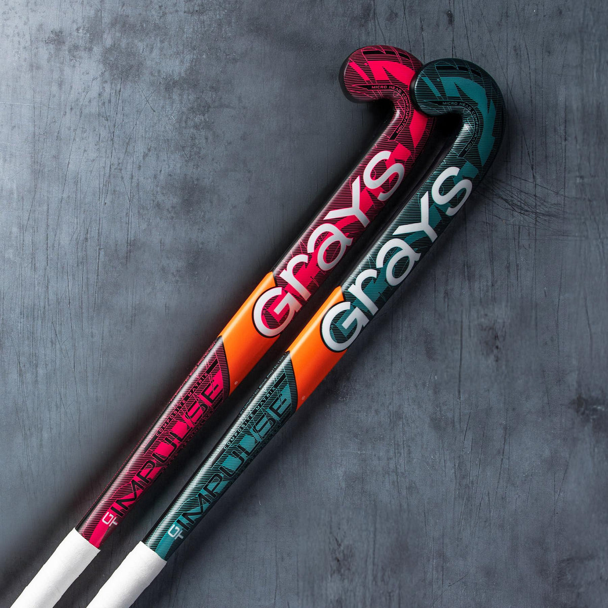 Grays Impulse Wooden Hockey Stick - Ocean Blue