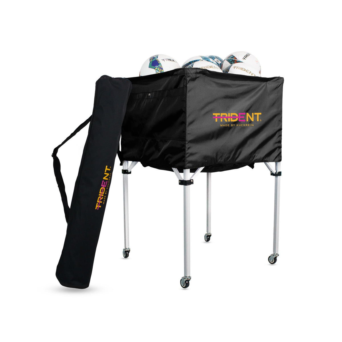 Trident Premium Portable Ball Cage - Black