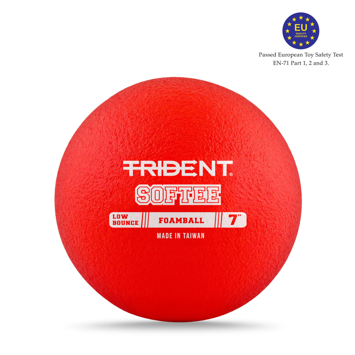 Trident Softee Low Bounce Foam Ball - Red (7")