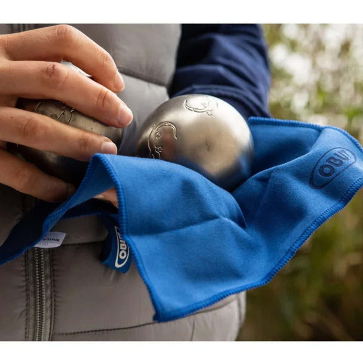 Obut Petanque 3 Cloths - Blue