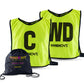 Trident Netball Bibs Set - Yellow (Senior, Junior)