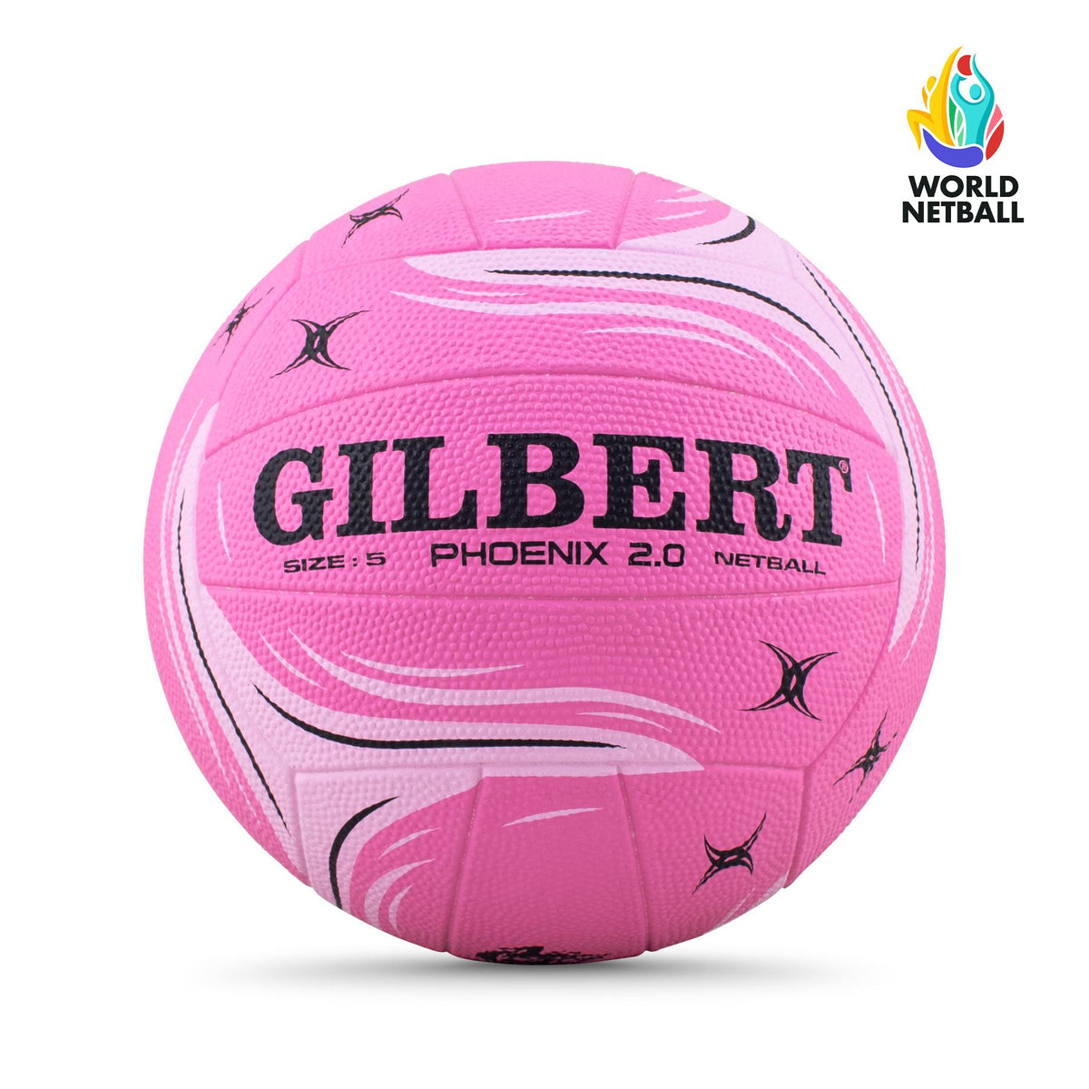 Gilbert Phoenix 2.0 Match Netball - Pastel (Size 5, 4)