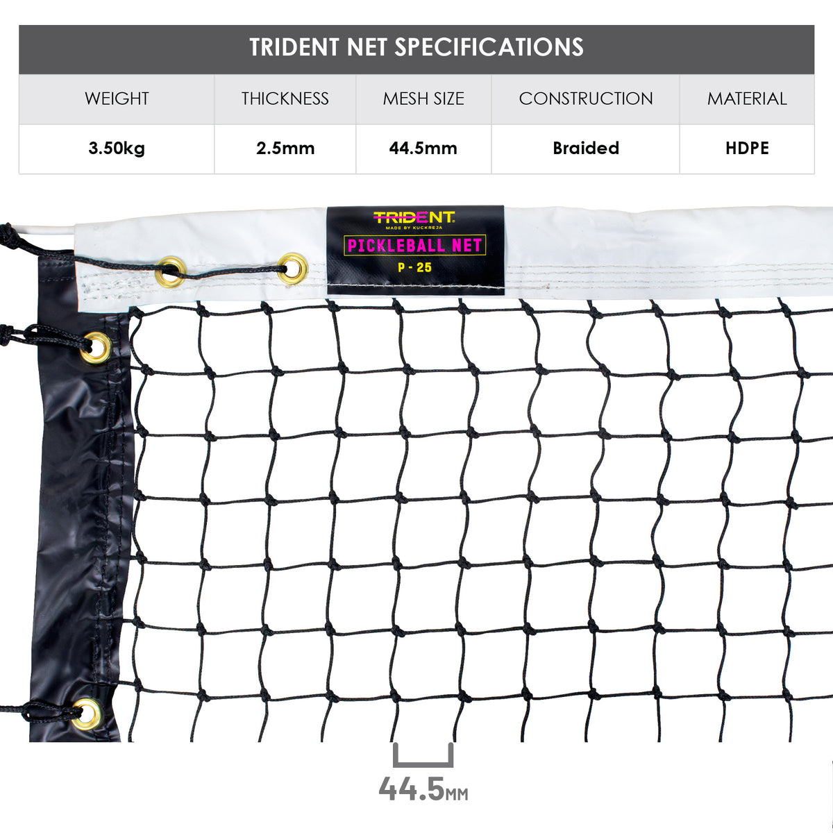 Trident P-25 Pickleball Net