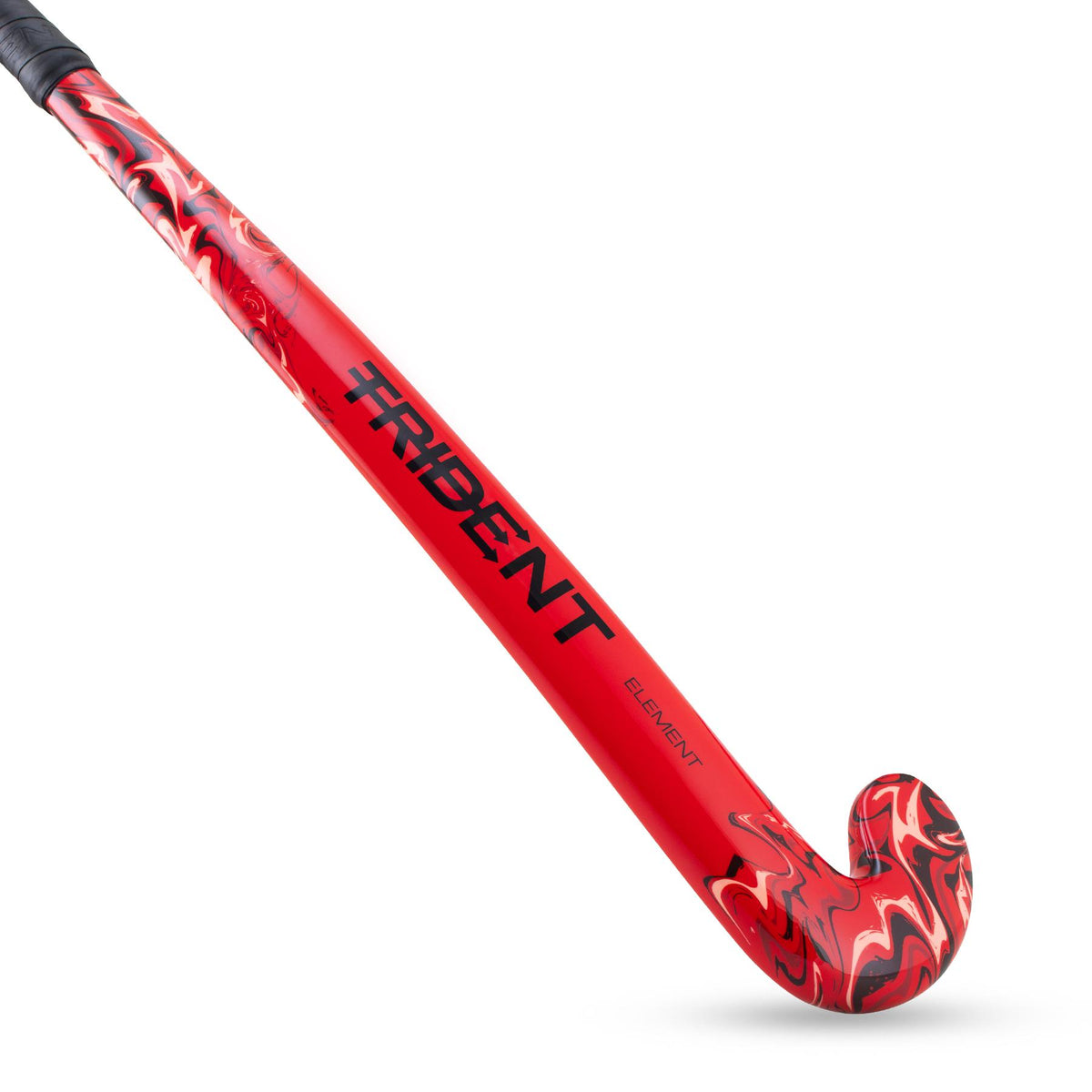 Trident Element Wooden Hockey Stick - Crimson