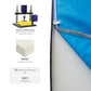 Trident High Jump Landing Mat - 10' x 6' x 24" (Blue/Black)
