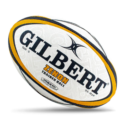 Gilbert Zenon Rugby Ball - Yellow (Size 5, 4, 3)