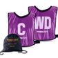 Trident Netball Bibs Set – Purple (Senior, Junior)