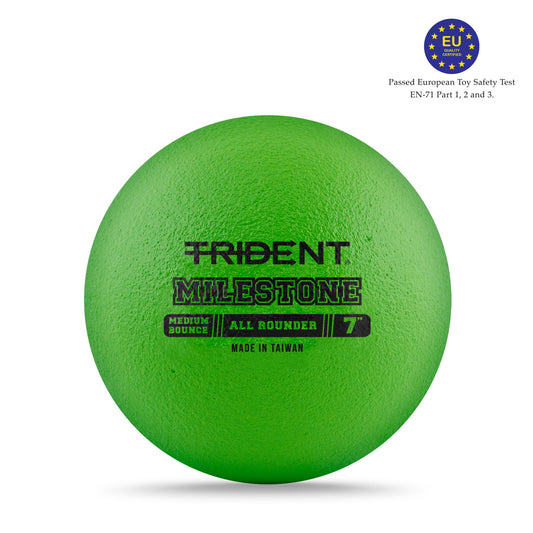 Trident Milestone All Rounder Foam Ball - Green (7")