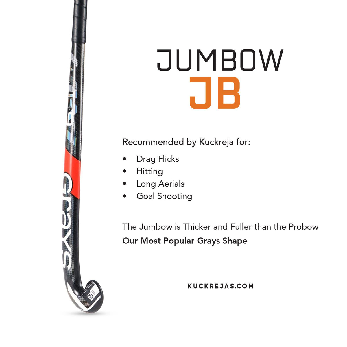 Grays Jumbow 9 Composite Hockey Stick - JB9