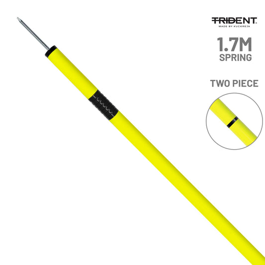 Trident Two-Piece Slalom Pole with Spring - Neon