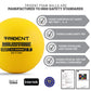 Trident Milestone All Rounder Foam Ball - Yellow (7")