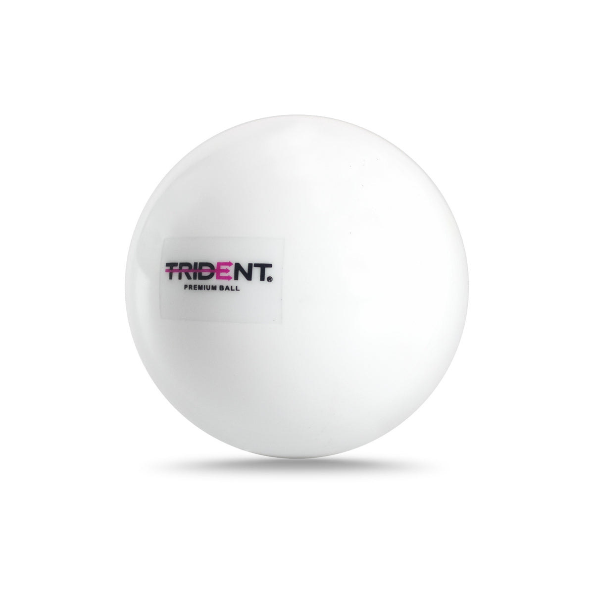 Trident Premium Indoor Hockey Ball - White