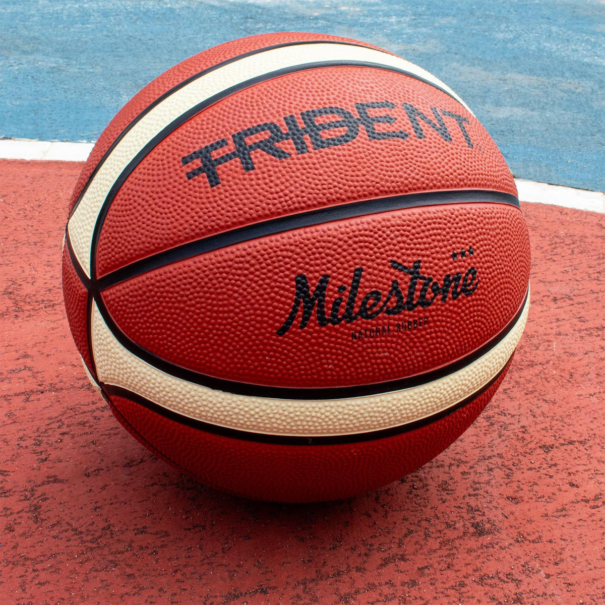 Trident Milestone Rubber Basketball (Size 7, 6, 5)