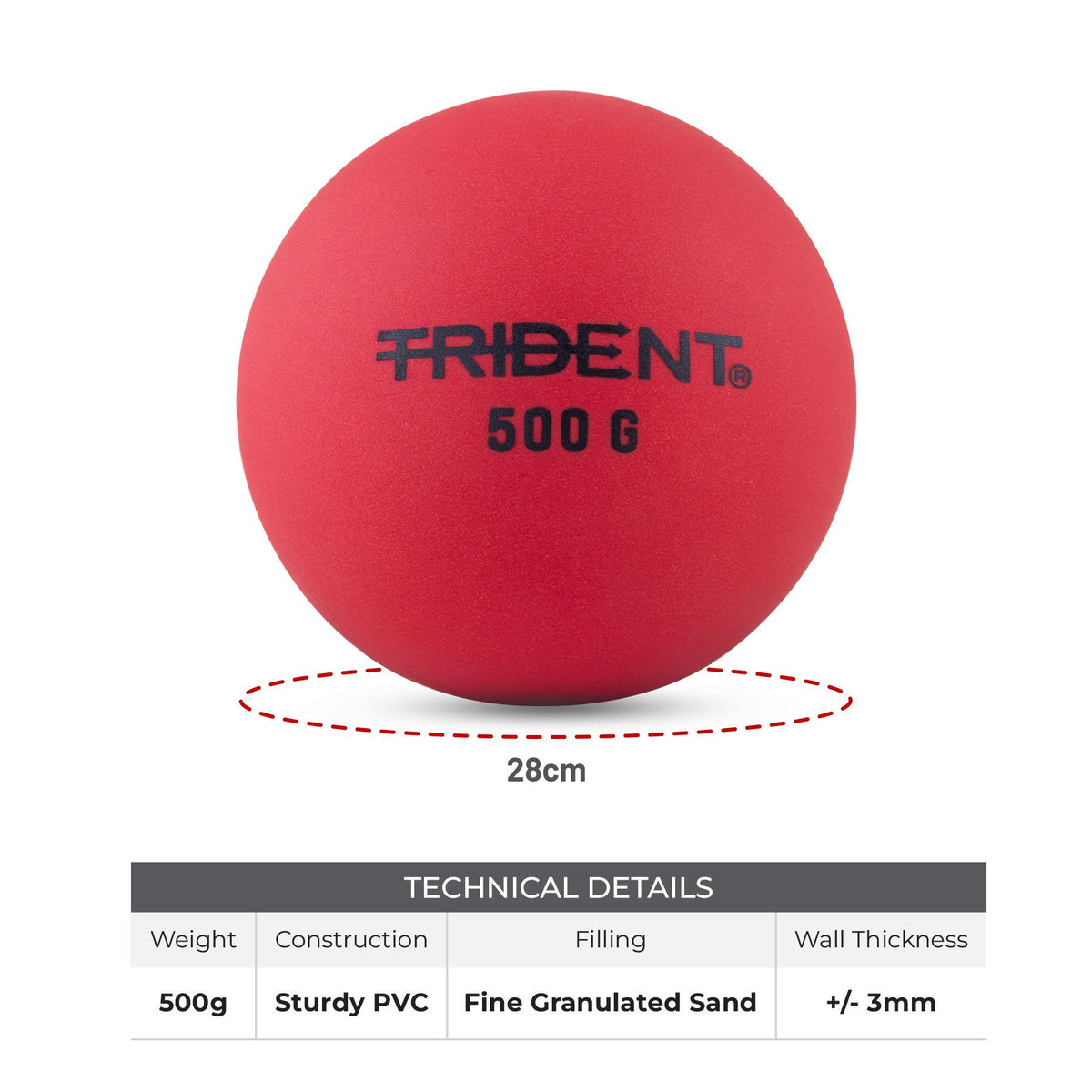 Trident Milestone Soft Shot Put - 500g