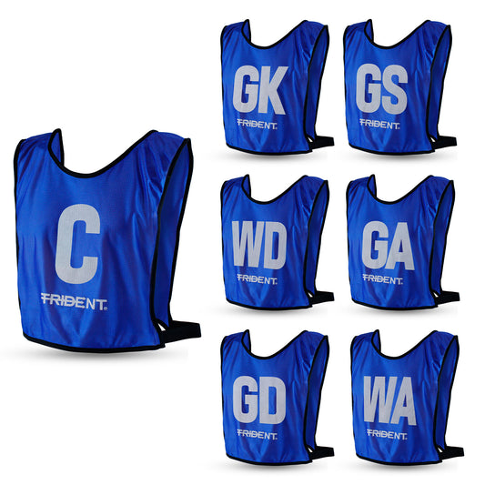 Trident Netball Bibs Set – Blue (Senior, Junior)
