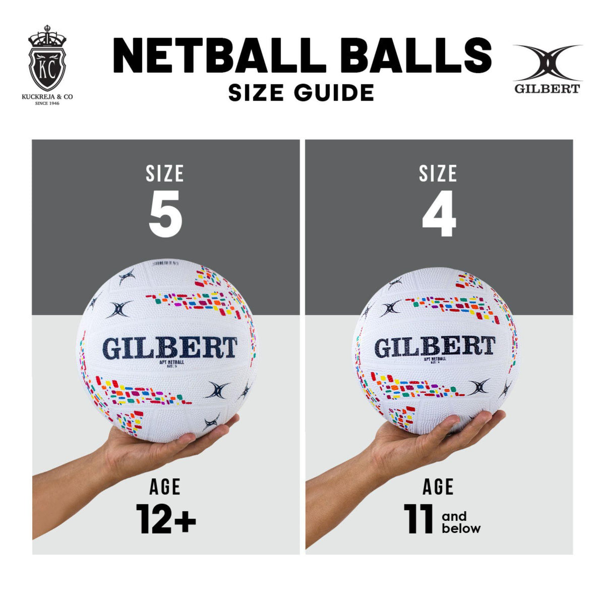 Gilbert APT Training Netball (Size 5, 4)