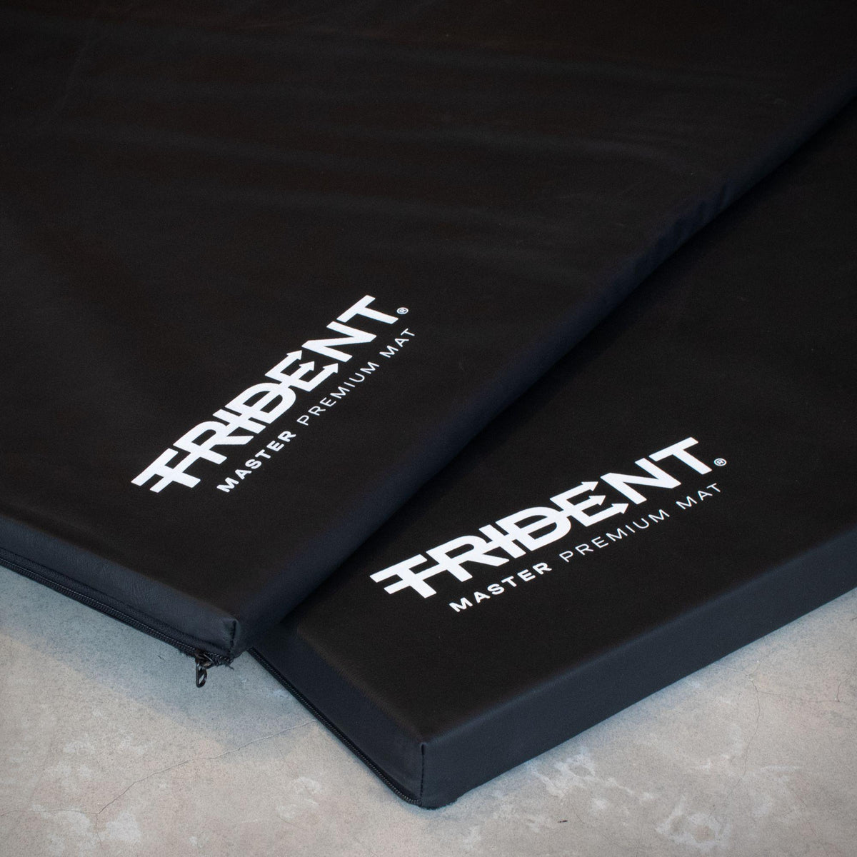 Trident Master Gym Mat with Velcro - 180 x 120 x 5cm (Black)
