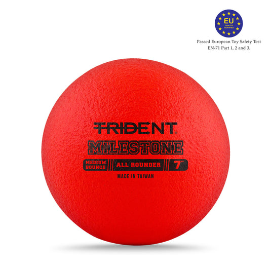 Trident Milestone All Rounder Foam Ball - Red (7")