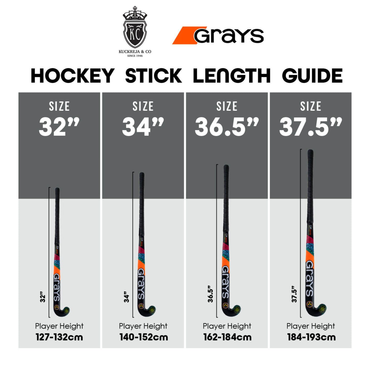 Grays Aura Wooden Hockey Stick - Teal/Navy