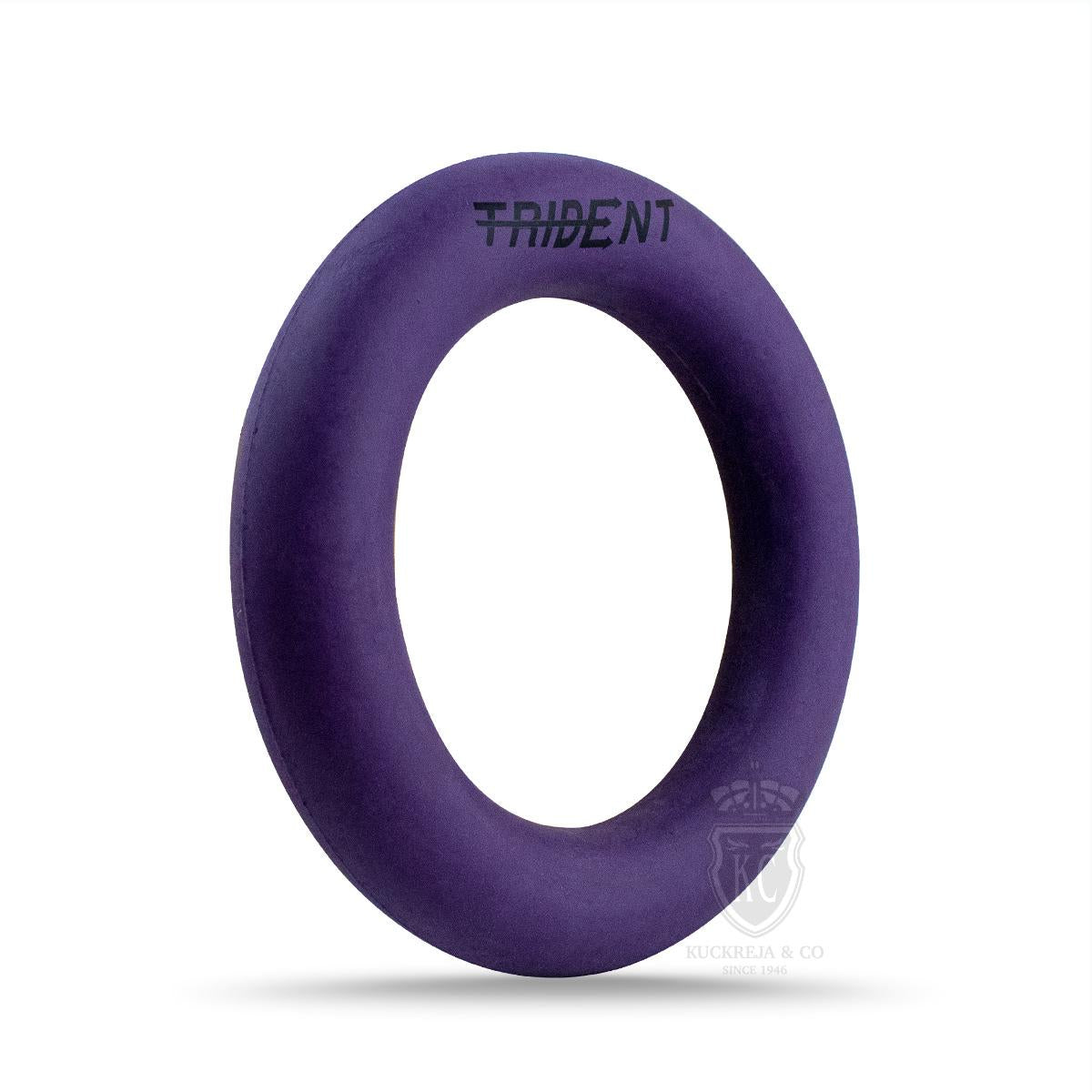 Trident Rubber Ring / Quoits - Purple (165mm)
