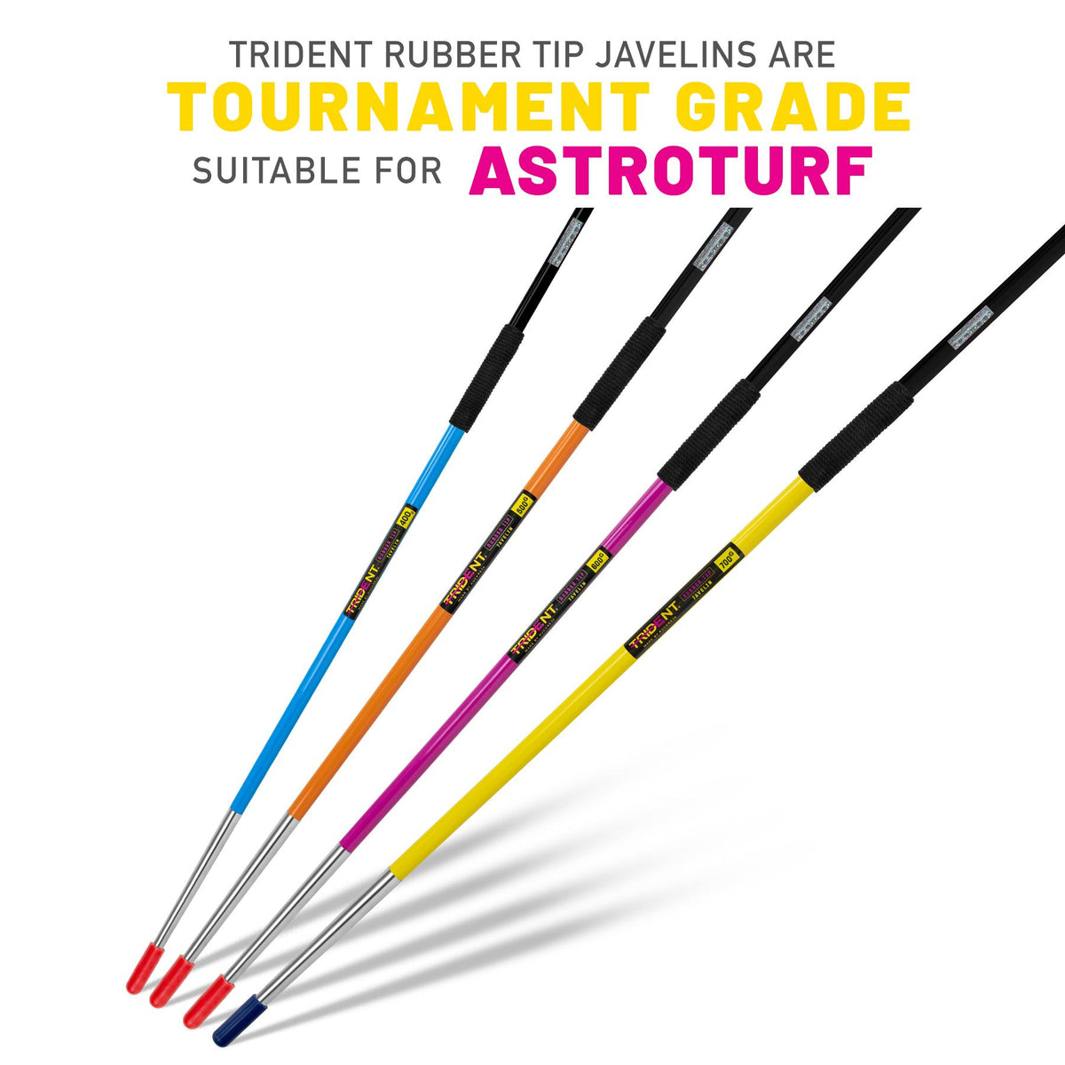 Trident Rubber Tip Javelin - 400g