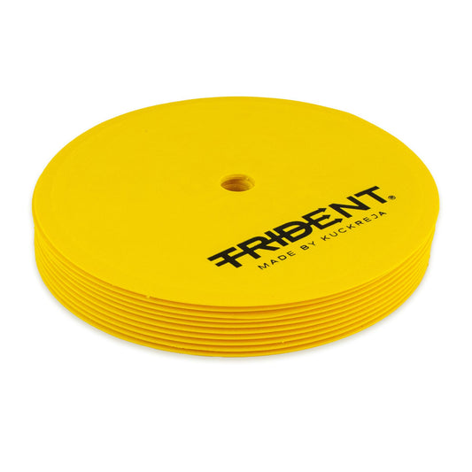Trident Rubber Agility Dots Yellow (Set Of 10)