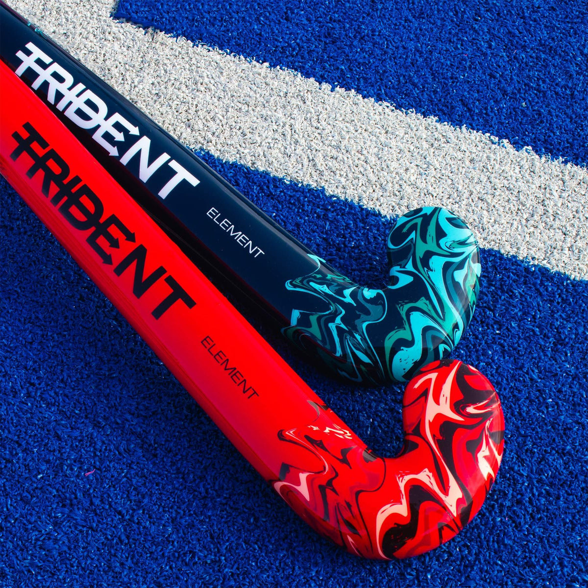 Trident Element Wooden Hockey Stick - Emerald