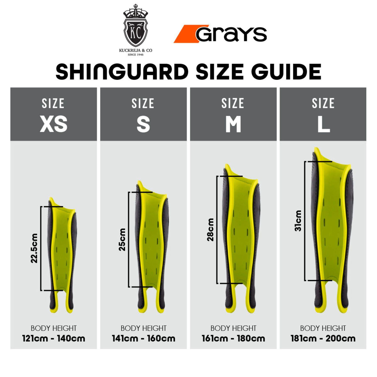 Grays G600 Hockey Shinguard - Red