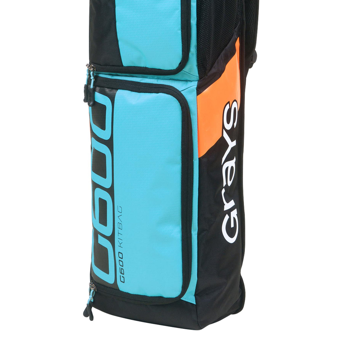 Grays G600 Hockey Bag - Black/Aqua