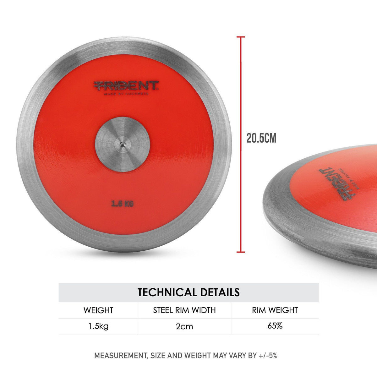 Trident ABS Tournament Discus - 1.50kg