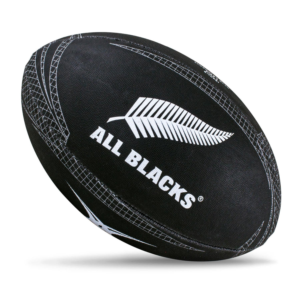 Gilbert All Blacks Supporter Rugby Ball (Size 5, 4)