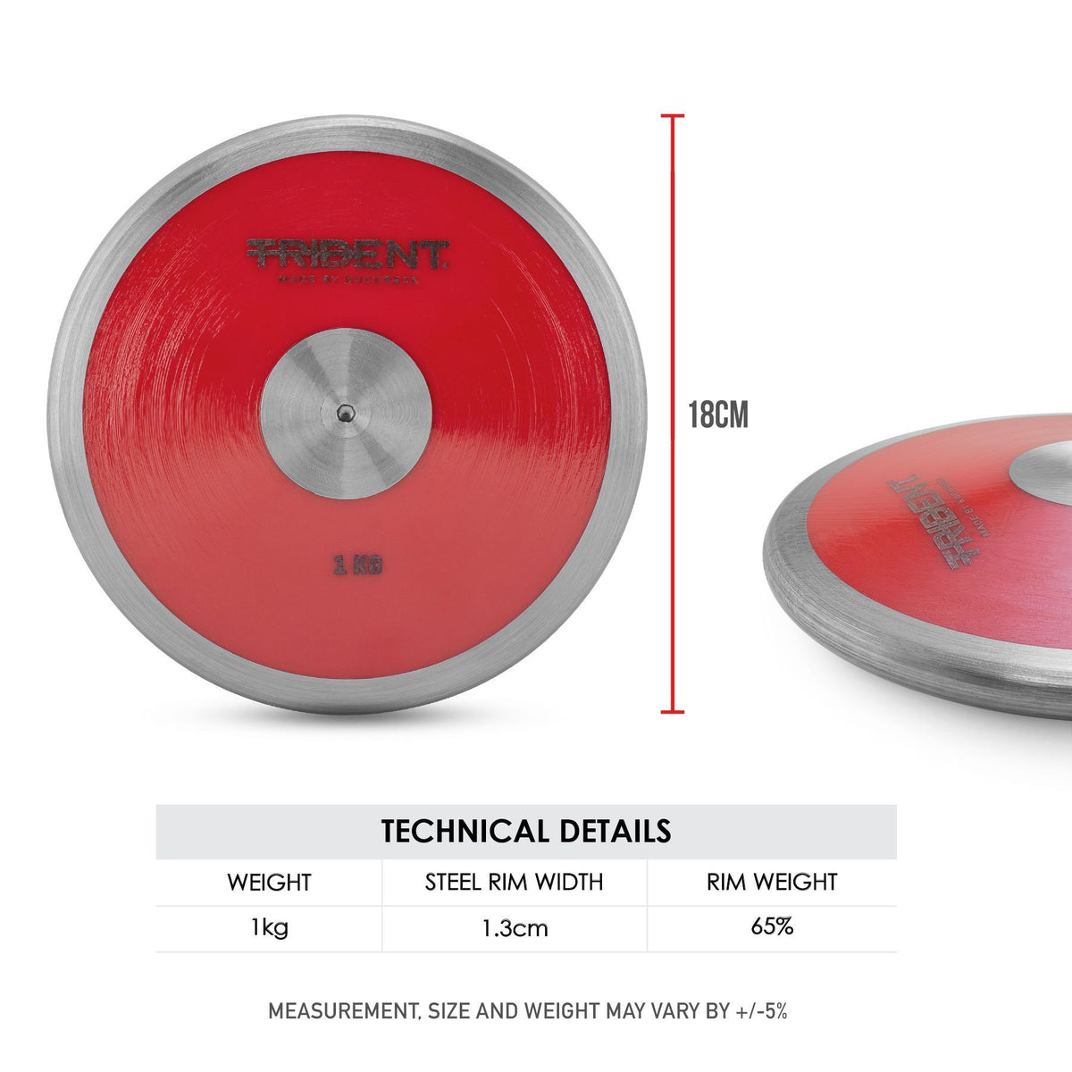 Trident ABS Tournament Discus - 1.00kg
