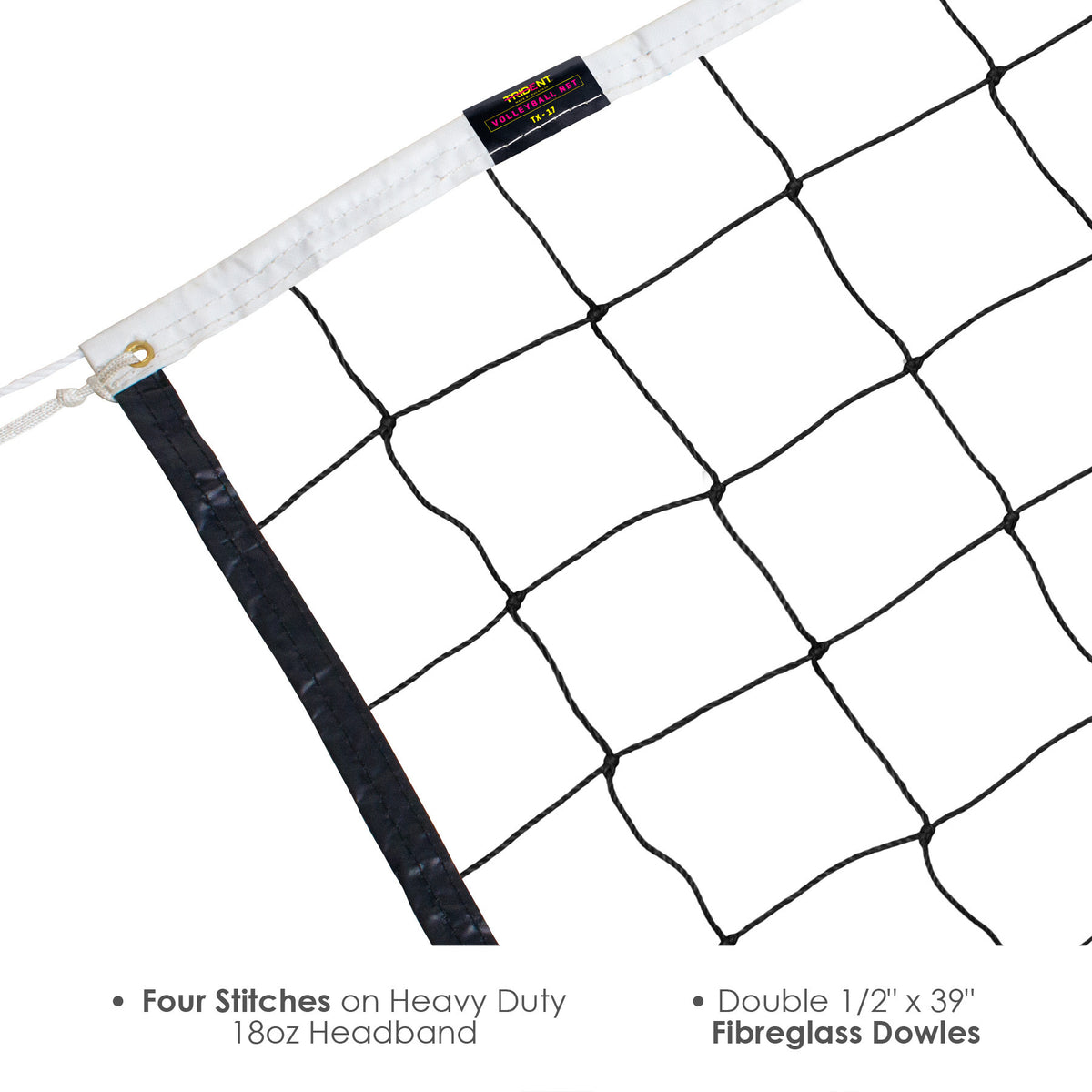 Trident TX-17 Volleyball Net without Cable