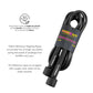 Trident Milestone Skipping Rope - Midnight Black