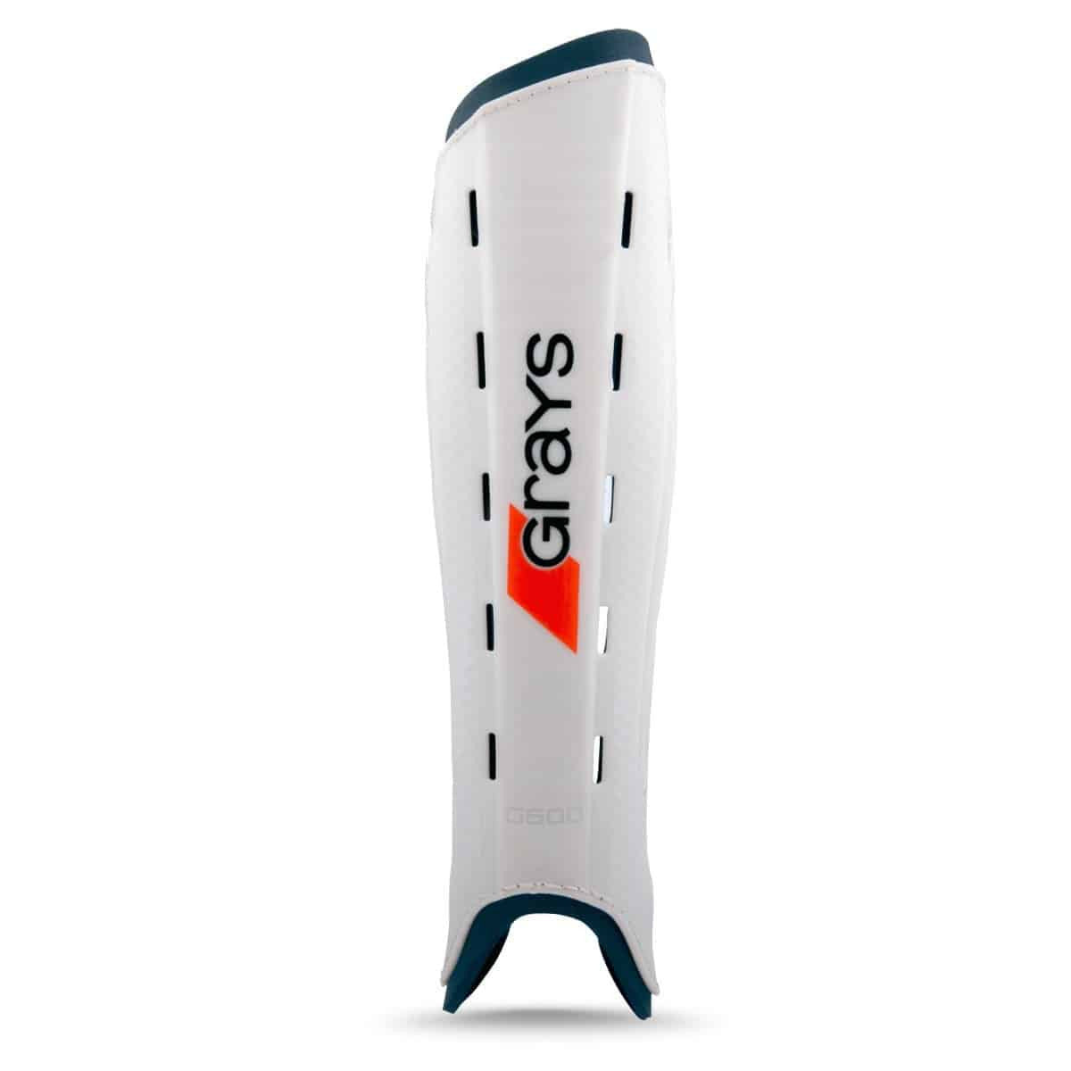Grays G600 Hockey Shinguard  - White