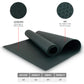 Trident Ultra Grip Fusion Rubber Yoga Mat - 6mm (Forest Green)