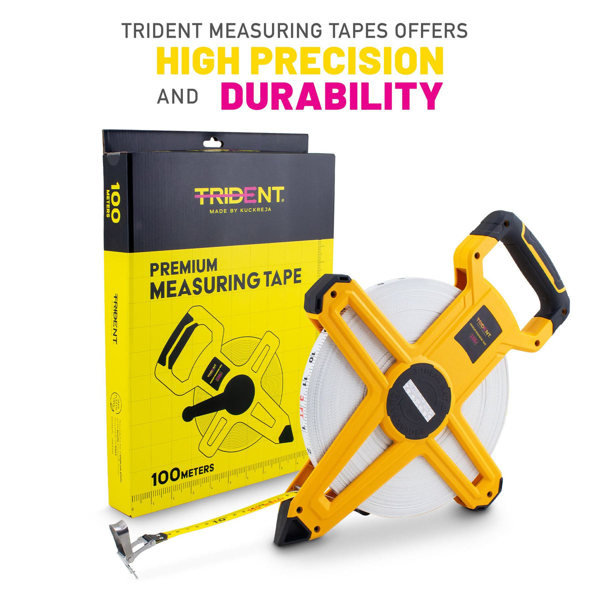 Trident Premium Measuring Tape - 100m