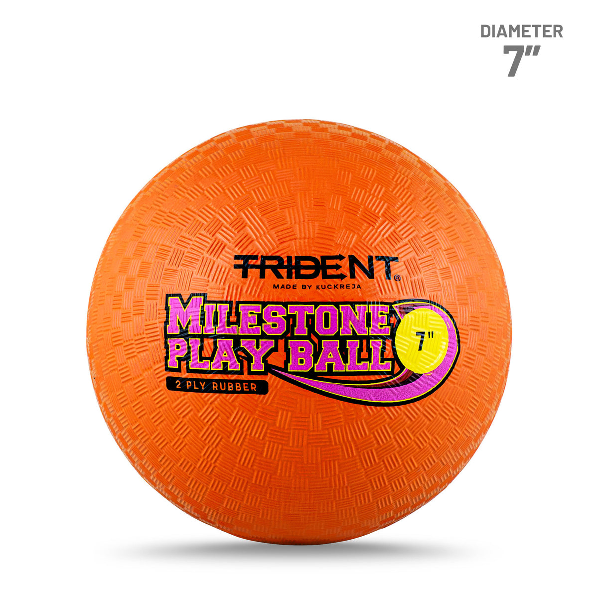 Trident Milestone Playground Ball (Dodgeball) - Orange