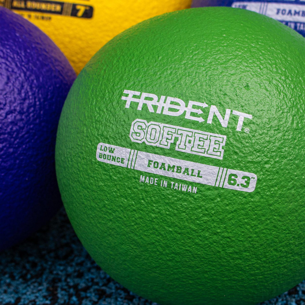 Trident Softee Low Bounce Foam Ball - Green (7")