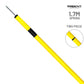 Trident Two-Piece Slalom Pole with Spring – Yellow