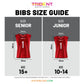 Trident Bibs with Bag - Orange (1-12)