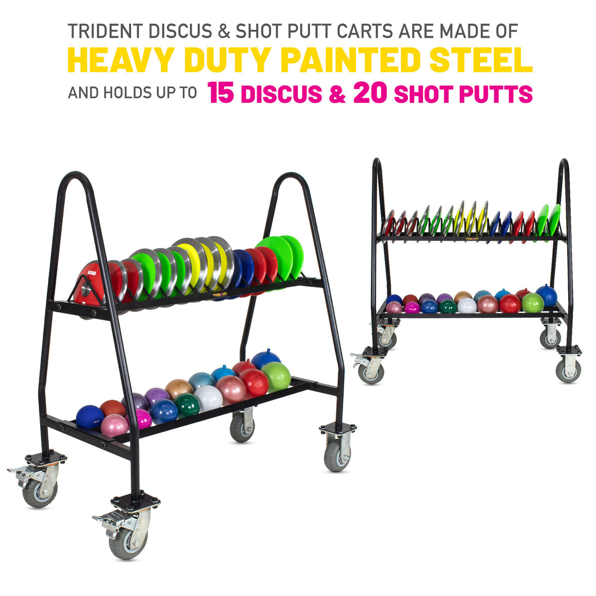 Trident Premium Shot and Discus Cart