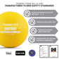 Trident Softee Low Bounce Foam Ball - Yellow (6.3")
