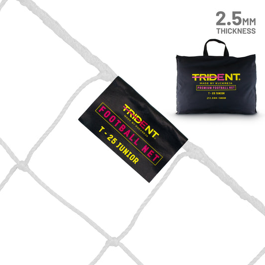 Trident T-25 Junior Football Net (White)